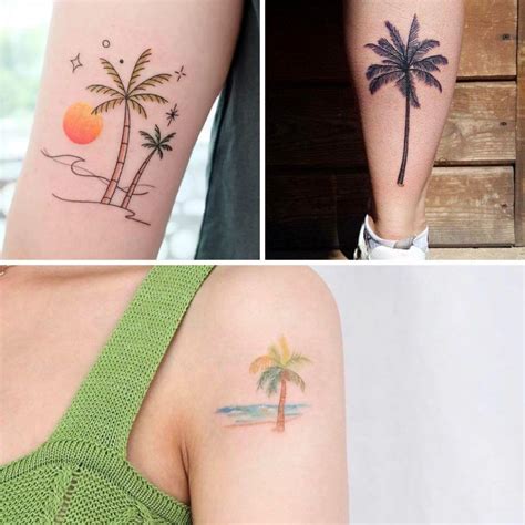 palmeras para tatuajes|99 Tatuajes de palmeras y el gran significado que。